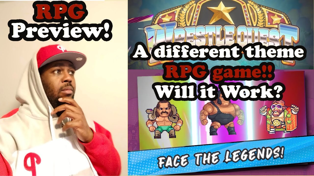 RPG Gaming Preview!    Wrestle Quest!!  The Wrestling Turn Based RPG Game!