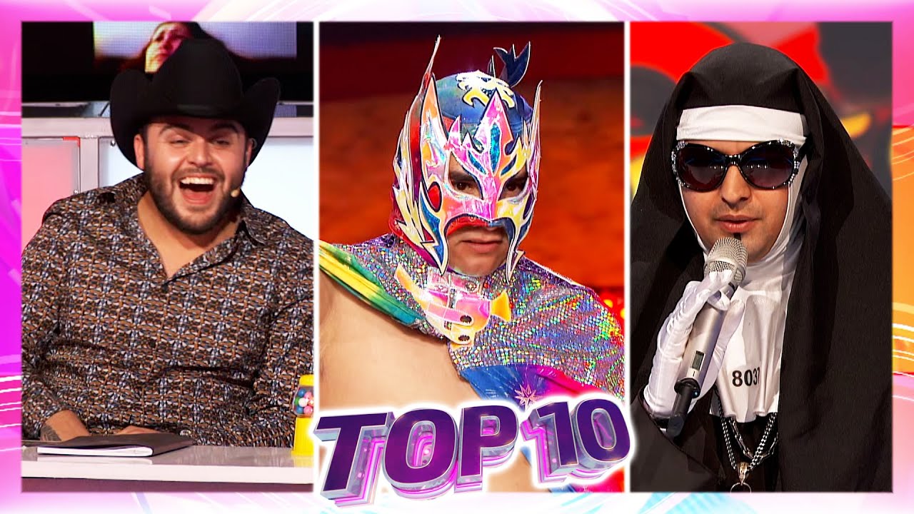 😲TOP 10 Personajes Únicos | Tengo Talento Mucho Talento [ Top 10 ]