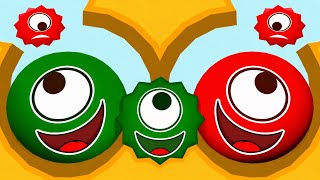 Hungry Balls NO DAMAGE Challenge 🔥 | Hardest Levels 360 Walkthrough & Ultra Hard Gameplay screenshot 3