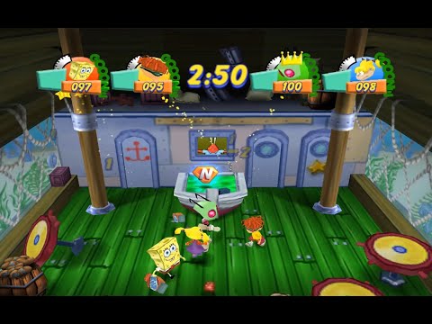 Nickelodeon Party Blast Part 1 Food Fight No Commentary
