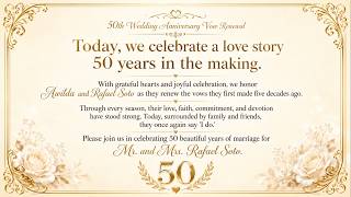 05.23.2026 - 50th Anniversary Awilda & Rafael Soto