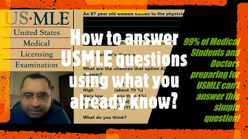 Role-playing or visualization to understand, interpret and answer #USMLE questions. #COMLEX #NBME