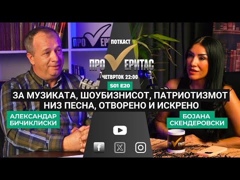 Proveritas| Проверитас S01E20, Македонијо во срце те носиме со Бојана Скендеровски