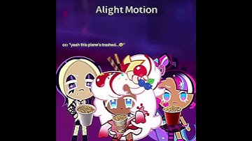 “Yeah This Plane Is Trashed 🥱” || Shining Glitter Cookie,Black Lemonade Cookie,Parfait Cookie Edit