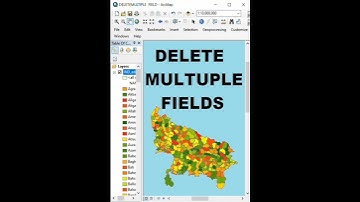 Delete multiple field using ArcGIS  #arcgistutorial#qgis #delete #multiple #gis #extra #extra