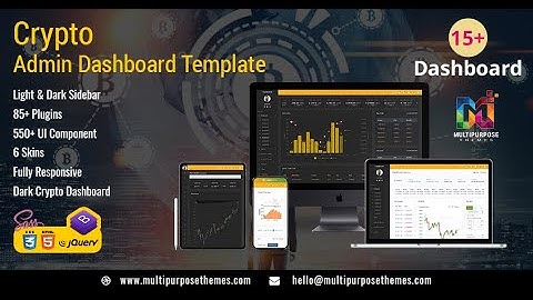 Crypto ICO Admin Template Dashboard Bootstrap 5 With Light Theme
