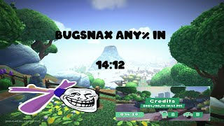 Bugsnax Any% Speedrun in 14:12