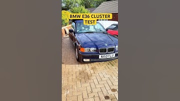 Hidden Feature on the BMW E36? Here’s How to Test Your Cluster #bmwe36 #bmw #classicbmw #bmwtips