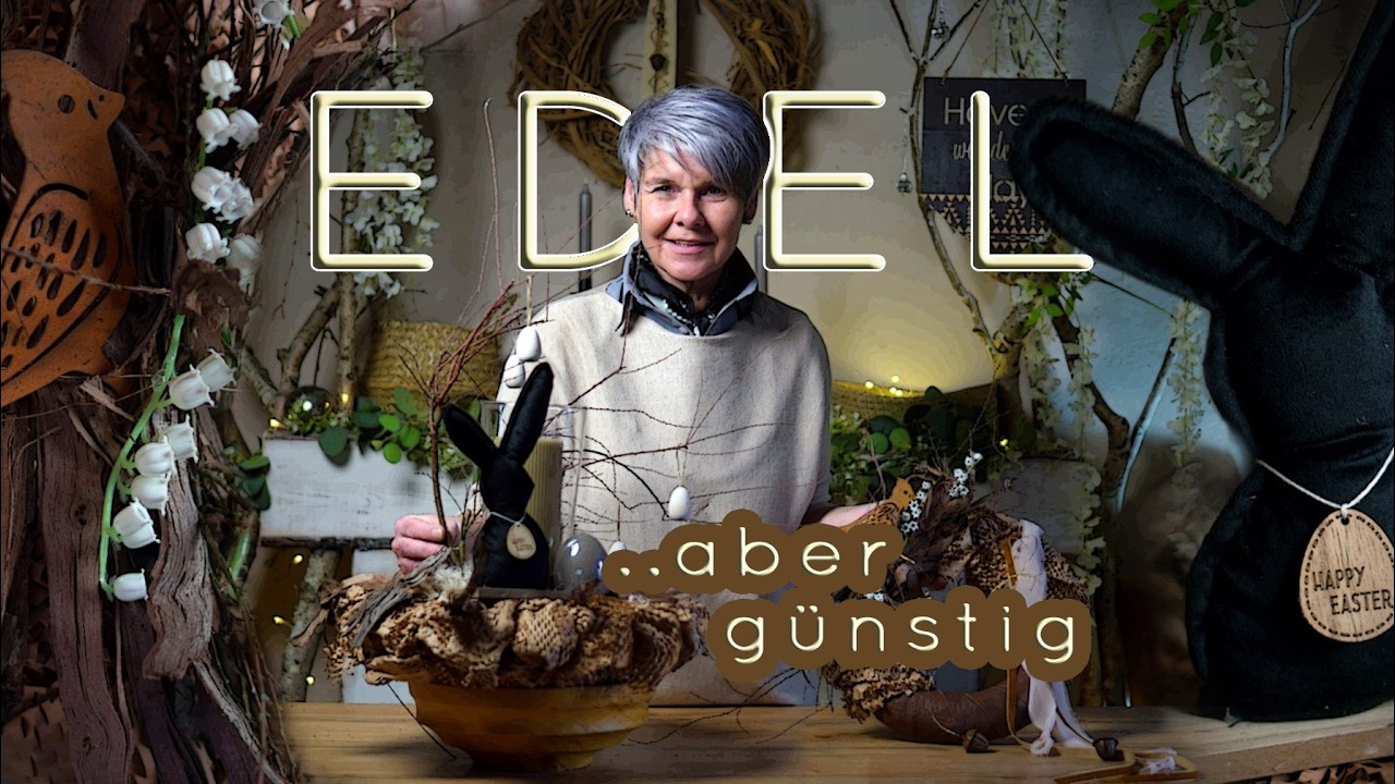 Edle Frühlings / Oster DEKOIDEE ♻ aus Verpackungspapier