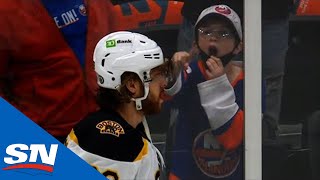 Famous David Pastrnak Gets Ruthlessly Heckled By Kid And Still Gives Him A Stick Wealth