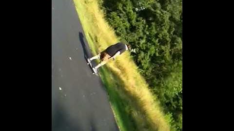 Inertia and Cletus. Skateboarding