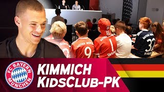 Joshua Kimmich beantwortet Kinderfragen 🗣👦👧 | FC Bayern KidsClub