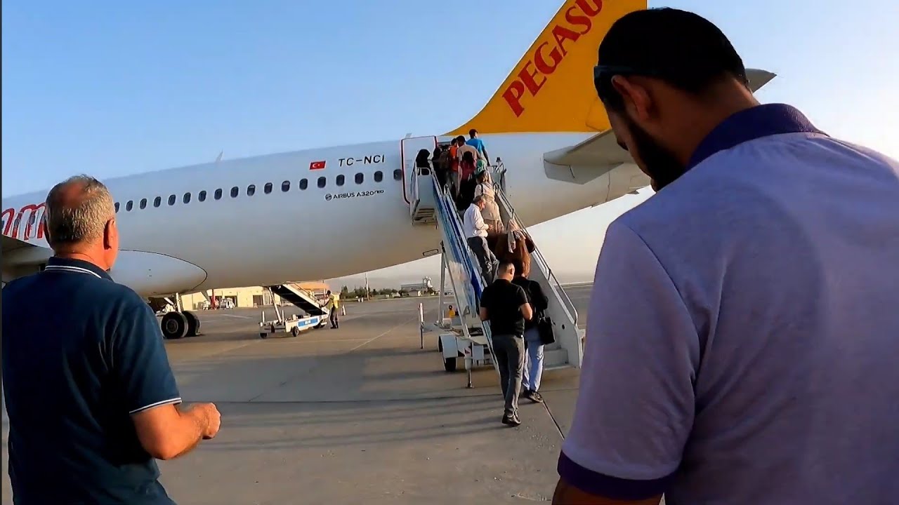 Van Antalya uçağı ve muhteşem manzara