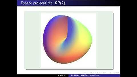 Notions de géométrie différentielle. chapitre  I