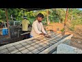 Formhouse Kitchen Slab Construction _Reinforcement Formwork and Concrete with Iron Rod 