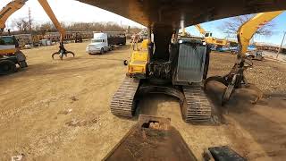 129. (Не габарит) Из свалки Volvo EC380E с "клешнёй" Ремонт колеса который вы ещё не видели 100%.