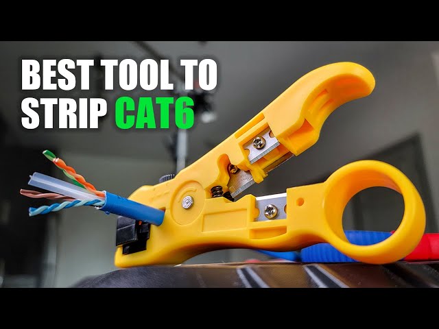 Ethernet Cable Stripping & Cutting Tool