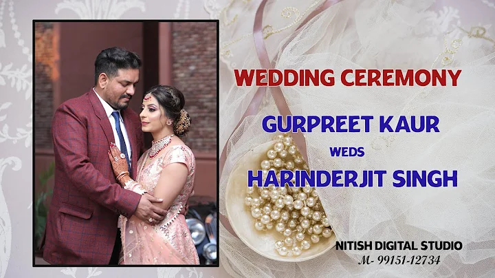 LIVEYOU ARE WATCHING WEDDING CEREMONY ll GURPREET KAUR WEDS HARINDERJIT SINGH ll