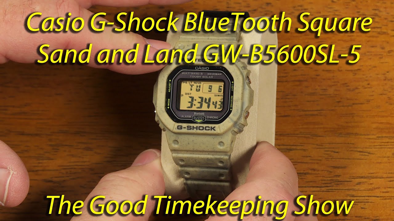 CASIO G-SHOCK ソーラー電波腕時計 GW-B5600SL-5JF スマートホンリンク