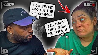 TELLING MY HUSBAND I PAID $400+ ON AND OIL CHANGE! *PRANK* 🤑💰