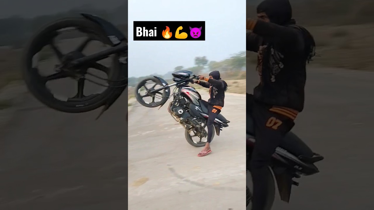 TVS Sport stunt🔥 WhatsApp status🔥 bike stunt riding video💯 