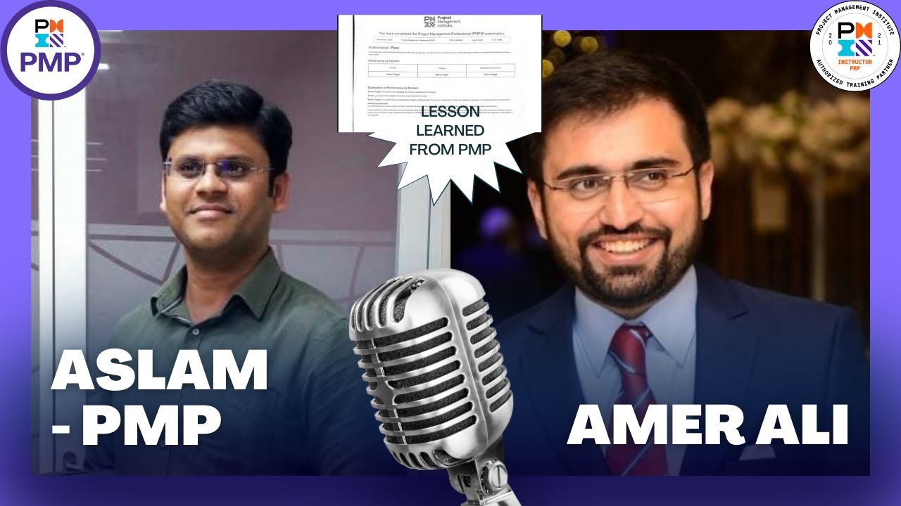 Aslam P R How Aslam Cleared PMP in 5 weeks | Success Story of an Indian becoming ...