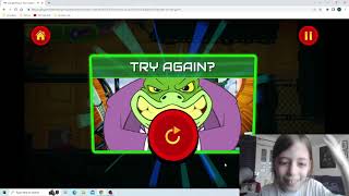 Playing Dangermouse: Tech-cellent Adventure game.