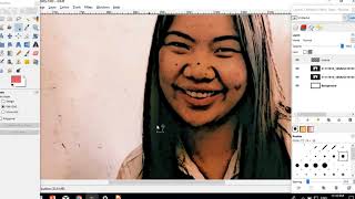 Cartoon effect using GIMP-Journal3