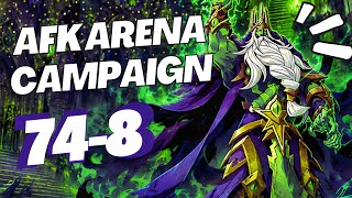 AFK arena // 74-8 // 880 level