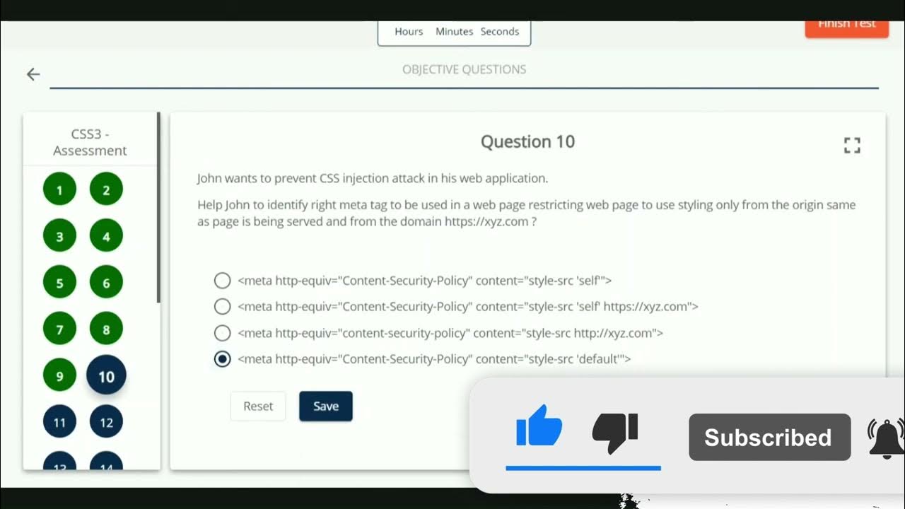 CSS3 Assessment| Infosys Springboard Answers Revealed #infosys - YouTube