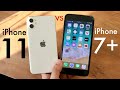 iPhone 11 Vs iPhone 7 Plus! (Comparison) (Review)