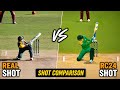 AB DE VILLIERS SHOT COMPARISON IN GAME🥶🔥| REAL VS REAL CRICKET 24 | PK GAMING WORLD |#abdevilliers