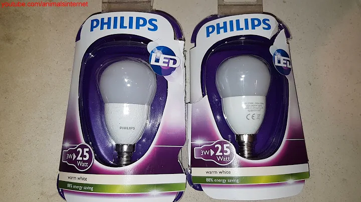 How to replace a Philips E14 LED light bulb. QuadHD 1440p