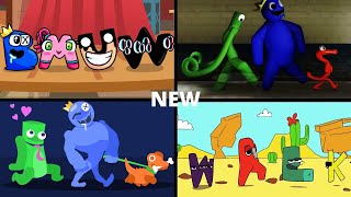 Alphabet Lore Rainbow Friends  Walking NEW Versions