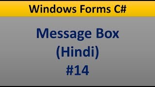 C# Windows Form Tutorial For Beginners 14 - Message Box