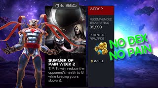 Marvel Contest of Champions - Summer Of Pain Week 2 Mister Sinister No Pain Anymore