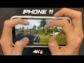 IPHONE 11 HANDCAM PUBG IN 2025 🔥/HDR+60FPS PUBG Gaming Test😍/ NEW IOS 18.4 Livik Gameplay!