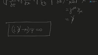 Derivation of the Dirac Equation