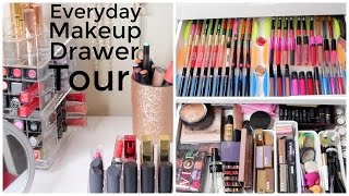 Everyday Makeup + Testing Drawer Tour | Bailey B.