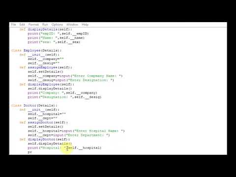 Python - employee class using Constructor and Destructor