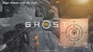 Ghost of Yotei - Snow’s Blight fox shrine puzzle