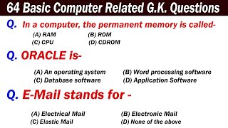 64 Computer GK Questions and Answers In English | Computer General Knowledge about IT & Info. Tech. screenshot 3