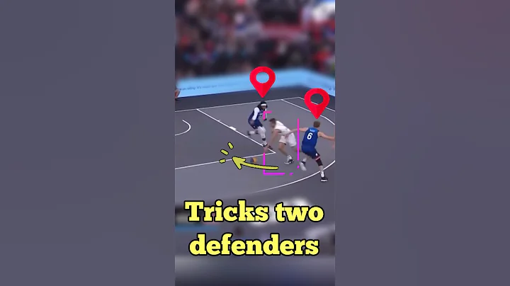 "Unbelievable Skills! Watch Mihailo Vasič Outsmart Two Defenders in Epic 3x3 Basketball Showdown!"