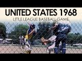 Archive footage of a little league baseball game in 1960s | USA 8mm home movie film