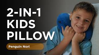 2-in-1 Kids Travel Pillow – Nori 🐧 | Soft Neck Pillow & Plush Toy screenshot 4