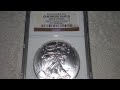 AMERICAN EAGLE 1 DOLLAR 2013 ONZA PLATA 999 CERTIFICADA NGC GEM UNCIRCULATED