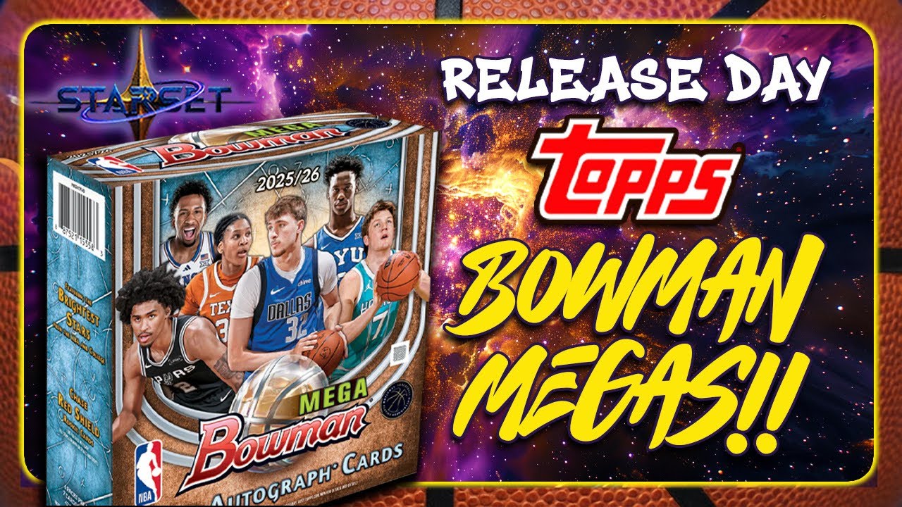 RELEASE DAY YELLOW AUTO! First look at 25/26 Bowman Basketball 