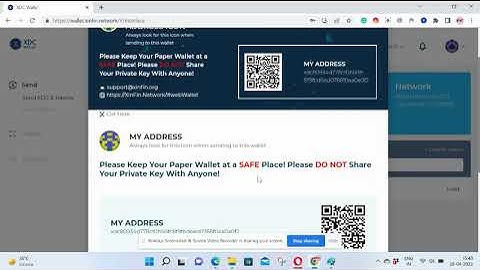 How to get your Private Key on XDC Network Web Wallet?