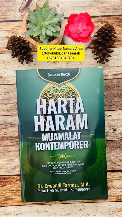 TERLARIS!!! 0813-3404-9704 HARTA HARAM MUAMALAT KONTEMPORER | ERWANDI TARMIZI | FIQIH MUAMALAH