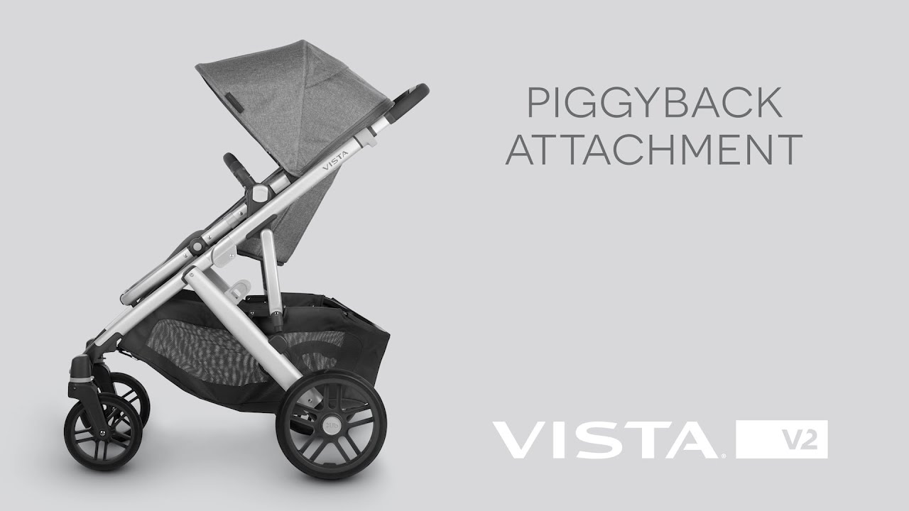 how to fold uppababy vista with piggyback